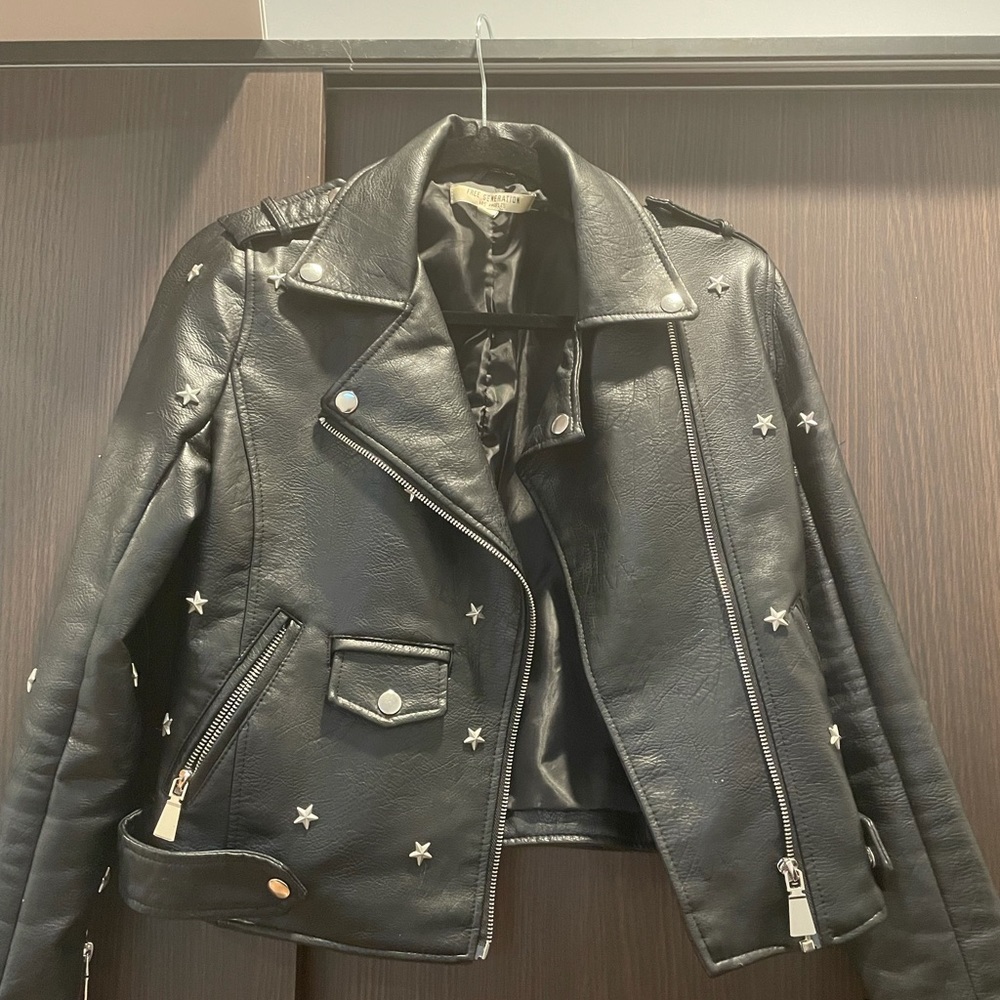 Star Studded Mercury cropped Jacket - Picture 1 of 6